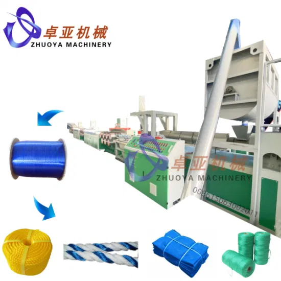 Pet/HDPE/PP Rope and Net Filament Yarn Extrusion Machine for Packing Rope/Twine/Safety and Agricultural Network