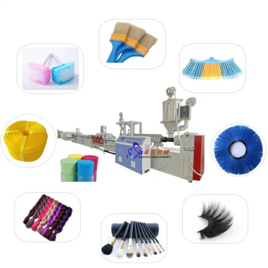Pet/PP/PE/PA/PBT Plastic Monofilament Extruder Machine for Broom/Brush/Rope. /Net/Synthetic Hair/Synthetic Eyelash Fiber 10